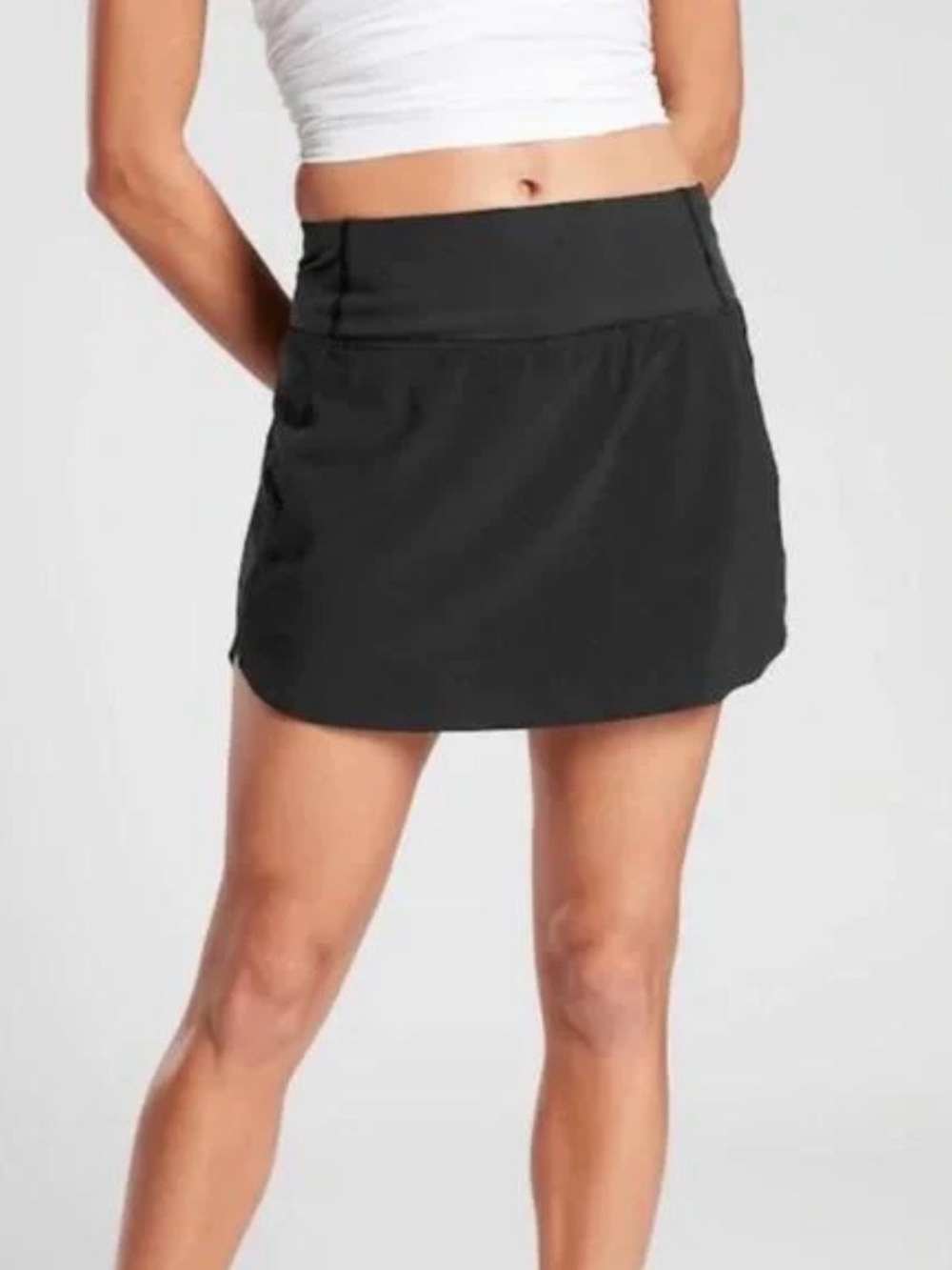 Athleta Run With It 14” Skort, Black, Medium